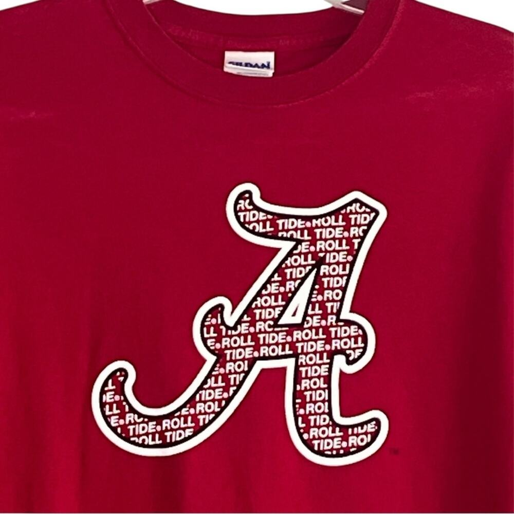 Gildan Ultra Cotton UAB Collegiate Alabama Crimson Tide T-shirt medium - Picture 2 of 5